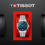  Shop Authentic Tissot Chemin Des Tourelles Powermatic 80 Lady Blue Dial Silver Steel Strap Watch For Women - T099.207.11.048.00 - Luxxuri