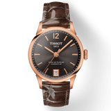  Shop Authentic Tissot Chemin Des Tourelles Powermatic 80 Lady Brown Dial Brown Leather Strap Watch For Women - T099.207.36.447.00 - Luxxuri