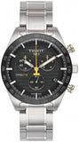  Shop Authentic Tissot PRS 516 Chronograph Black Dial Silver Steel Strap Watch For Men - T100.417.11.051.00 - Luxxuri