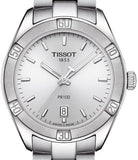  Shop Authentic Tissot PR 100 Sport Chic Silver Dial Silver Steel Strap Watch for Women - T101.910.11.031.00 - Luxxuri