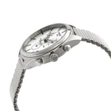  Shop Authentic Tissot PR 100 Chronograph White Dial Silver Mesh Bracelet Watch For Men - T101.417.11.031.02 - Luxxuri