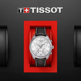  Shop Authentic Tissot PR 100 Chronograph Silver Dial Brown Leather Strap Watch for Men - T101.417.16.031.00 - Luxxuri