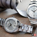  Shop Authentic Tissot PR 100 Sport Chic Silver Dial Silver Steel Strap Watch for Women - T101.910.11.031.00 - Luxxuri