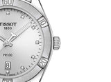  Shop Authentic Tissot PR 100 Sport Chic Silver Dial Silver Steel Strap Watch for Women - T101.910.11.031.00 - Luxxuri
