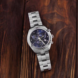  Shop Authentic Tissot PR 100 Sport Chic Chronograph Diamonds Blue Dial Silver Steel Strap Watch for Women - T101.917.11.046.00 - Luxxuri