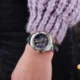  Shop Authentic Tissot PR 100 Sport Chic Chronograph Diamonds Blue Dial Silver Steel Strap Watch for Women - T101.917.11.046.00 - Luxxuri