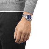  Shop Authentic Tissot PR 100 Sport Quartz Chronograph Blue Dial Silver Steel Strap Watch For Men - T101.617.11.041.00 - Luxxuri