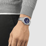  Shop Authentic Tissot PR 100 Sport Quartz Chronograph Blue Dial Silver Steel Strap Watch For Men - T101.617.11.041.00 - Luxxuri