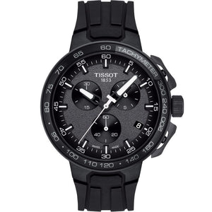  Shop Authentic Tissot T Race Cycling Chronograph Black Dial Black Rubber Strap Watch For Men - T111.417.37.441.03 - Luxxuri