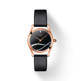  Shop Authentic Tissot T Wave Black Dial Black Leather Strap Watch For Women - T112.210.36.051.00 - Luxxuri