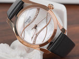  Shop Authentic Tissot T Wave Diamond Mother of Pearl Dial Black Leather Strap Watch For Women - T112.210.36.111.00 - Luxxuri