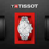  Shop Authentic Tissot T Sport PRC 200 Chronograph White Dial Silver Steel Strap Watch For Men - T114.417.11.037.00 - Luxxuri