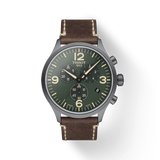  Shop Authentic Tissot T Sport Chrono XL Green Dial Brown Leather Strap Watch For Men - T116.617.36.097.00 - Luxxuri