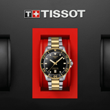  Shop Authentic Tissot Seastar 1000 Black Dial Two Tone Steel Strap Watch For Men - T120.410.22.051.00 - Luxxuri