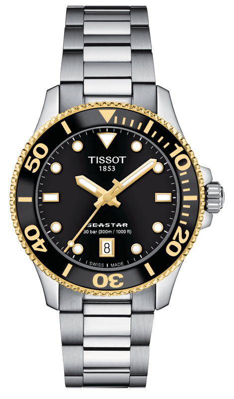  Shop Authentic Tissot Seastar 1000 Black Dial Silver Steel Strap Watch For Men - T120.210.127.051.00 - Luxxuri