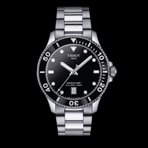  Shop Authentic Tissot Seastar 1000 Black Dial Silver Steel Strap Watch For Men - T120.410.11.051.00 - Luxxuri