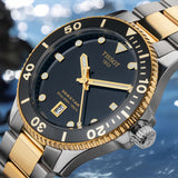  Shop Authentic Tissot Seastar 1000 Black Dial Two Tone Steel Strap Watch For Men - T120.410.22.051.00 - Luxxuri