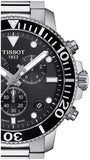  Shop Authentic Tissot Seastar 1000 Chronograph Black Dial Silver Steel Strap Watch For Men - T120.417.11.051.00 - Luxxuri