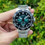  Shop Authentic Tissot Seastar 1000 Chronograph Green Dial Silver Steel Strap Watch For Men - T120.417.11.091.01 - Luxxuri