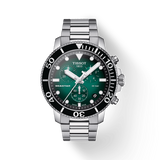  Shop Authentic Tissot Seastar 1000 Chronograph Green Dial Silver Steel Strap Watch For Men - T120.417.11.091.01 - Luxxuri