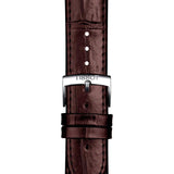  Shop Authentic Tissot Carson Premium Chronograph White Dial Brown Leather Strap Watch For Men - T122.417.16.011.00 - Luxxuri