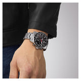  Shop Authentic Tissot Supersport Chrono Black Dial Silver Steel Strap Watch For Men - T125.617.11.051.00 - Luxxuri
