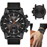  Shop Authentic Tissot Supersport Chrono Grey Dial Black Nylon Strap Watch For Men - T125.617.36.081.00 - Luxxuri