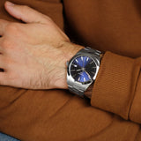  Shop Authentic Tissot Gentleman Blue Dial Silver Steel Strap Watch For Men - T127.410.11.041.00 - Luxxuri