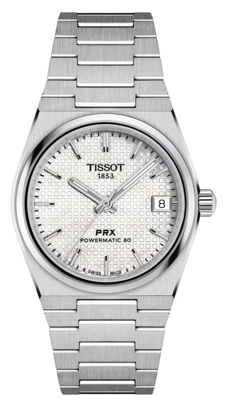  Shop Authentic Tissot PRX Powermatic 80 White Dial Silver Steel Strap Watch for Men - T137.207.11.111.00 - Luxxuri