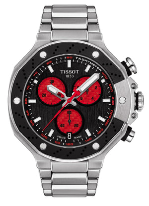  Shop Authentic Tissot T Race Marc Marquez Limited Edition Black Dial Silver Steel Strap Watch for Men - T141.417.11.051.00 - Luxxuri