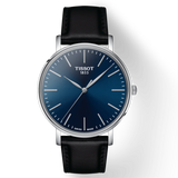 Shop Authentic Tissot Everytime Gent Blue Dial Black Leather Strap Watch for Men - T143.410.16.041.00 - Luxxuri