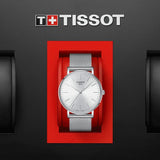  Shop Authentic Tissot Everytime Gent Silver Dial Silver Mesh Bracelet Watch for Men - T143.410.11.011.00 - Luxxuri