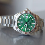  Shop Authentic Tag Heuer Aquaracer Green Dial Watch for Men - WAY2015.BA0927 - Luxxuri
