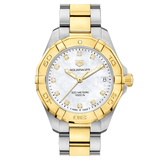  Shop Authentic Tag Heuer Aquaracer White Mother of Pearl Dial Watch for Women - WBD1322.BB0320 - Luxxuri