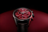  Shop Authentic Tag Heuer Carrera Automatic Chronograph Red Dial Black Leather Strap Watch for Men - CBK221G.FC6479 - Luxxuri