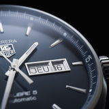  Shop Authentic Tag Heuer Carrera Automatic Blue Dial Silver Steel Strap Watch for Men - WAR201E.BA0723 - Luxxuri