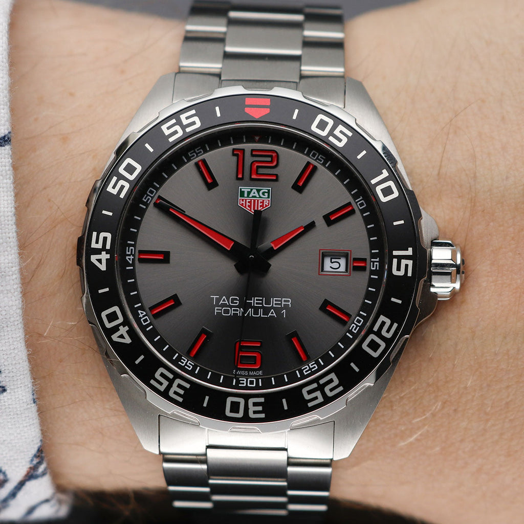  Shop Authentic Tag Heuer Formula 1 Anthracite Dial Watch for Men - WAZ1018.BA0842 - Luxxuri