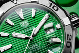  Shop Authentic Tag Heuer Aquaracer Calibre 5 Automatic Green Dial Silver Steel Strap Watch for Men - WAY2015.BA0927 - Luxxuri