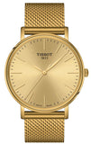  Shop Authentic Tissot Everytime Gent Gold Dial Gold Mesh Bracelet Watch for Men - T143.410.33.021.00 - Luxxuri
