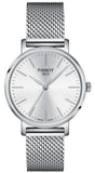  Shop Authentic Tissot Everytime Lady Silver Dial Silver Mesh Bracelet Watch for Women - T143.210.11.011.00 - Luxxuri