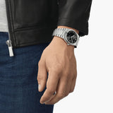  Shop Authentic Tissot PRX Quartz Black Dial Silver Steel Strap Watch For Men - T137.410.11.051.00 - Luxxuri