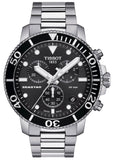 Tissot Seastar 1000 Chronograph Black Dial Silver Steel Strap Watch For Men - T120.417.11.051.00
