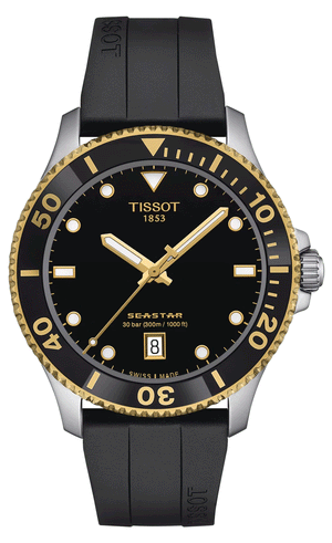 Shop Authentic Tissot Seastar 1000 Black Dial Black Rubber Strap Watch For Men - T120.410.27.051.00 - Luxxuri