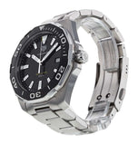  Shop Authentic Tag Heuer Aquaracer Quartz Black Dial Silver Steel Strap Watch for Men - WAY101A.BA0746 - Luxxuri