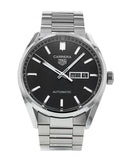  Shop Authentic Tag Heuer Carrera Day Date Automatic Black Dial Silver Steel Strap Watch for Men - WBN2010.BA0640 - Luxxuri