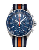  Shop Authentic Tag Heuer Formula 1 Chronograph 43mm Blue Dial NATO Strap Watch for Men - CAZ1014.FC8196 - Luxxuri
