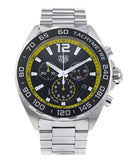  Shop Authentic Tag Heuer Formula 1 Chronograph Black Dial Silver Steel Strap Watch for Men- CAZ101AC.BA0842 - Luxxuri