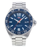  Shop Authentic Tag Heuer Formula 1 Quartz Blue Dial Silver Steel Strap Watch for Men - WAZ1010.BA0842 - Luxxuri
