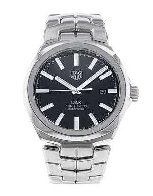  Shop Authentic Tag Heuer Link Quartz Black Dial Silver Steel Strap Watch for Women - WBC2110.BA0603 - Luxxuri