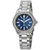  Shop Authentic Tag Heuer Aquaracer Quartz Diamonds Blue Dial Silver Steel Strap Watch for Women - WAY131N.BA0748 - Luxxuri